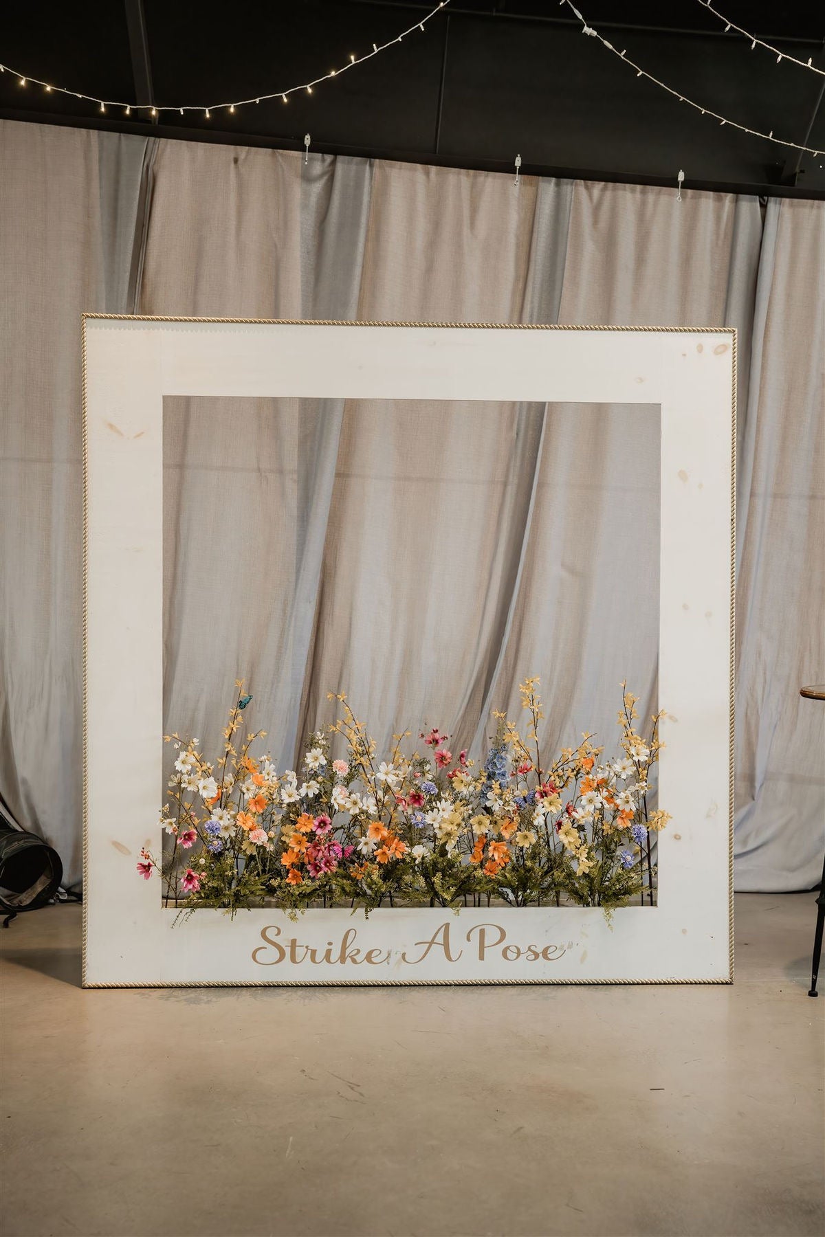 Signature Floral Photo Frame Backdrop