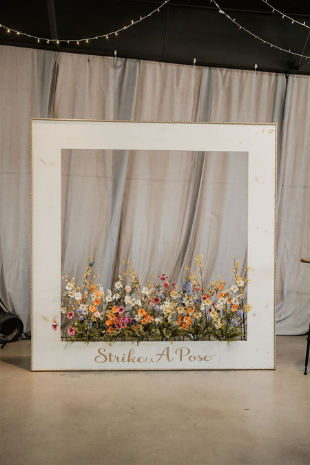 Signature Floral Photo Frame Backdrop